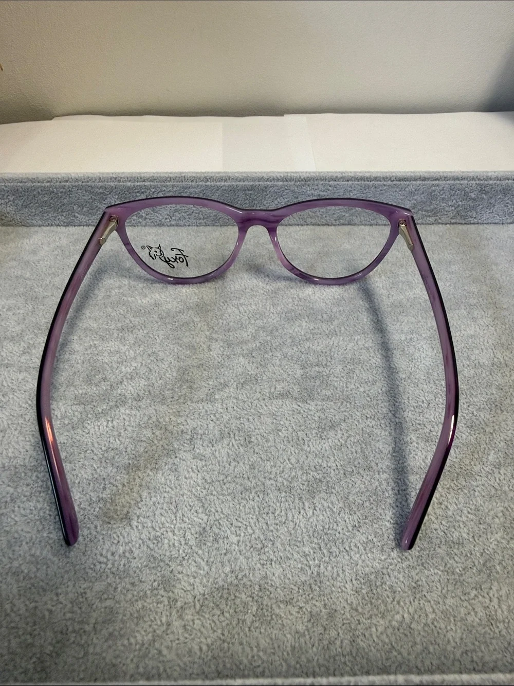 NWOT Foxy Molly Purple PLO Women's Cat-Eye Glasses frames Eyesize 51